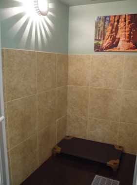 inside of another canine suite