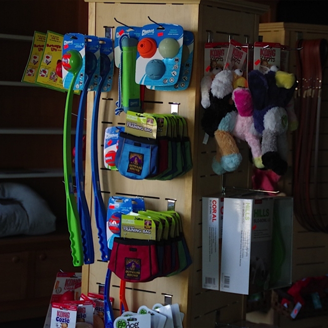 dog toys at The Retreat