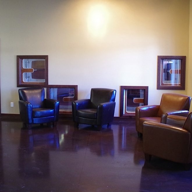 the lobby at The Retreat